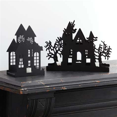 light up metal haunted house lights up|light up haunted house lights.